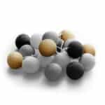 20 LED Cotton balls με μπαταρία & χρονοδιακόπτη (Night) 27-00421 fosme