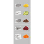 Metaltex Κόπτης Και Τρίφτης Μαντολίνο Πολλαπλό 5 in 1 Profi - Image 2