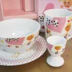 Παιδικό Σερβίτσιο Φαγητού 4τμχ. Πορσελάνη Rozita Cryspo Trio ΚΩΔ. 10395