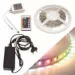 ΤΑΙΝΙΑ LED ΣΕΤ 5Μ 14,4W/m IP65 RGB ME ΤΡΟΦΟΔΟΤΙΚΟ&ΚΟΝΤΡΟΛΕΡ 24-00509