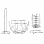 CLICK S/4 ΣΕΤ ΧΡΗΣΤΙΚΑ ΚΟΥΖΙΝΑΣ ΜΕΤΑΛ. ΑΣΗΜΙ ΚΩΔΙΚΟΣ: 6-60-373-0031