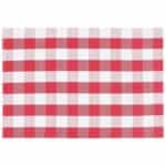 ΣΟΥΠΛΑ ΚΟΚΚΙΝΟ-ΛΕΥΚΟ ΚΑΡΟ 45Χ30cm 70%PVC 30%POLYESTER INART 3-60-064-0017