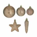 Click Χριστουγεννιάτικο Ολοκληρωμένη Διακόσμηση Ροζ 24τμχ