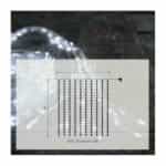 200 Χριστουγεννιάτικα Λαμπάκια LED Ψυχρό Λευκό 2μ x 200εκ τύπου Κουρτίνα Fos me Κωδικός: 27-00376