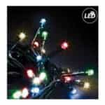 300 Χριστουγεννιάτικα Λαμπάκια LED Σταθερα Πολύχρωμα 18μετ. σε Σειρά με Πρασινο Καλώδιο Fos me 27-00385