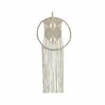 Διακοσμητικό Τοίχου Macrame 3-70-803-0056 50x130cm Natural-Beige Inart Ξύλο,Ύφασμα