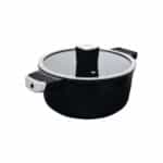Κατσαρόλα Αντικολλητική Nordic 01-16579 28cm Black Estia 28cm Αλουμίνιο
