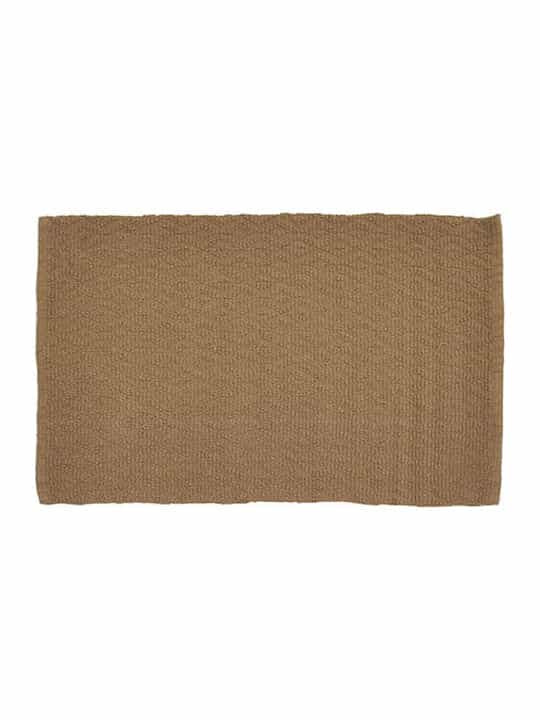 Inart Πατάκι Μπάνιου Βαμβακερό 6-40-803-0016-1 Καφέ 50x80εκ. - Image 1