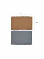 Inart Πατάκι Μπάνιου Βαμβακερό 6-40-803-0016-1 Καφέ 50x80εκ. - Image 2