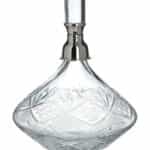 Inart Γυάλινη Καράφα Σερβιρίσματος Λικέρ 22εκ. με Πώμα 3-70-085-0123