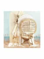 Inart Διακοσμητικό Βάζο Κεραμικό Κρεμ 17x17x26cm Κωδικός: 3-70-078-0017 - Image 3