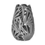 Inart Διακοσμητικό Βάζο Κεραμικό Ασημί 19x19x30cm Κωδικός: 3-70-619-0021