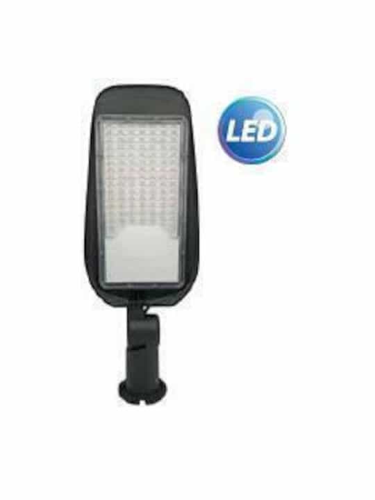 fixedratio_20230410103039_fos_me_fotistiko_dromou_me_ensomatomeno_led_se_mayro_chroma Εξωτερικό Φωτιστικό LED Δρόμου 100W με Ψυχρό Λευκό Φως Μαύρο Fos me 07-00790 - Image 1
