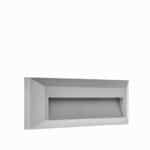 Fos me Στεγανή Επιτοίχια Πλαφονιέρα Εξωτερικού Χώρου ΙΡ65 230Χ80Χ27mm 2.5w Ρυθμιζομενο 3000k 4000k 6000k σε Γκρι Χρώμα 21-5101-10