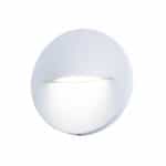 Fos me Μονό Σποτ με Ενσωματωμένο LED 140x140x15mm 160lm 4000k και Φυσικό Φως σε Λευκό Χρώμα 17-04686-1