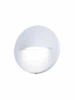 Fos me Μονό Σποτ με Ενσωματωμένο LED 140x140x15mm 160lm 4000k και Φυσικό Φως σε Λευκό Χρώμα 17-04686-1