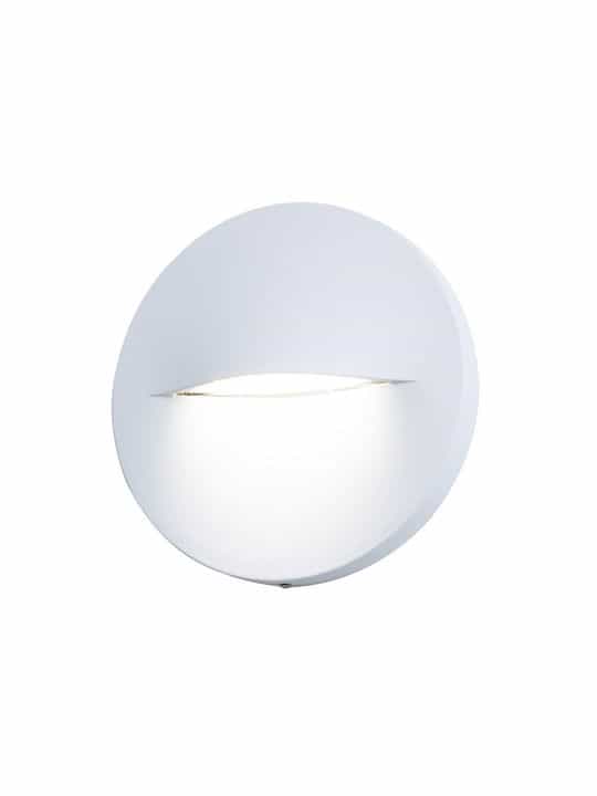 Fos me Μονό Σποτ με Ενσωματωμένο LED 140x140x15mm 160lm 4000k και Φυσικό Φως σε Λευκό Χρώμα 17-04686-1 - Image 1