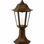 Lineme Φωτιστικό Φαναράκι Εξωτερικού Χώρου E27 σε Χρυσό Χρώμα 21-0221-8