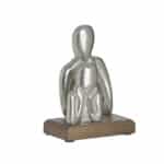 Inart Διακοσμητικό Αγαλματίδιο από Μέταλλο 13x8x18cm 3-70-357-0257