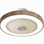 Lineme Aurora Ανεμιστήρας Οροφής 30cm με Φως και Τηλεχειριστήριο Καφέ 02-00190