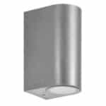 Fos me Στεγανό Επιτοίχιο Σποτ Εξωτερικού Χώρου GU10 σε Γκρι Χρώμα 21-0225-10