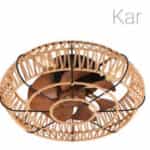 Ανεμιστήρας Οροφής Καφέ Rattan IP20 Φ50 Χ 21ΕΚ. Mε Τηλεκοντρολ 4ΧΕ27 02-00326  Lineme