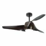 Ανεμιστήρας Οροφής LED  Atma Ø132cm 3000K/4000K/6000K/CCT 18W με Τηλεχειριστήριο Wenge 02-00310