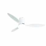 Ανεμιστήρας οροφής LED Hebe Ø132cm 3000K/4000K/6000K/CCT 18W Τηλεχειριζόμενο λευκό 02-00311