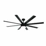 Ανεμιστήρας Οροφής 172.72cm με Φως και Τηλεχειριστήριο Μαύρος 02-00312 Lineme