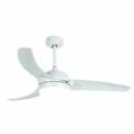 Ανεμιστήρας Οροφής LED  Rhea Ø132cm IP55 3000K/4000K/6000K/CCT 18W με Τηλεχειριστήριο Λευκό 02-00324