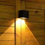 Επιτοίχιο Ηλιακό Φωτιστικό 50W 25lm με Θερμό Λευκό Φως 3000K Fos me 47-00017