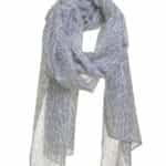 Φουλάρι-Παρεό Βαμβακερό Γκρι ble 170x100εκ. 5-43-654-0022