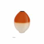 Βάζο Μεταλλικό Εκρού-Πορτοκαλί 23x23x30,5εκ. Capolavoro 23x23x30.5cm  22.000.2111