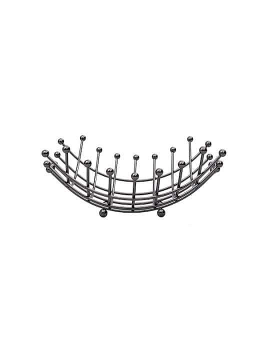 fixedratio_20240425105703_estia_froutiera_inox_mayri_29_9x29_9x13ek_01_5672 Estia Φρουτιέρα Inox Μαύρη 29.9x29.9x13εκ. 01-5672 - Image 1