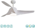 LED Ανεμιστήρας Οροφής Atma Ø132cm 3000K/4000K/6000K/CCT 18W με Τηλεχειριστήριο Λευκό 02-00308 - Image 2