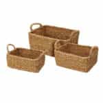 ΚΑΛΑΘΙ ΣΕΤ 3 ΟΡΘΟΓ. ΜΕ ΛΑΒΕΣ NATURAL   MARVA HOME BD2000040
