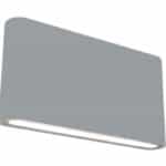 Απλίκα Φωτιστικό Τοίχου Πλακέ 6W LED IP54 UP or DOWN Light 17-00673-10 Γκρι