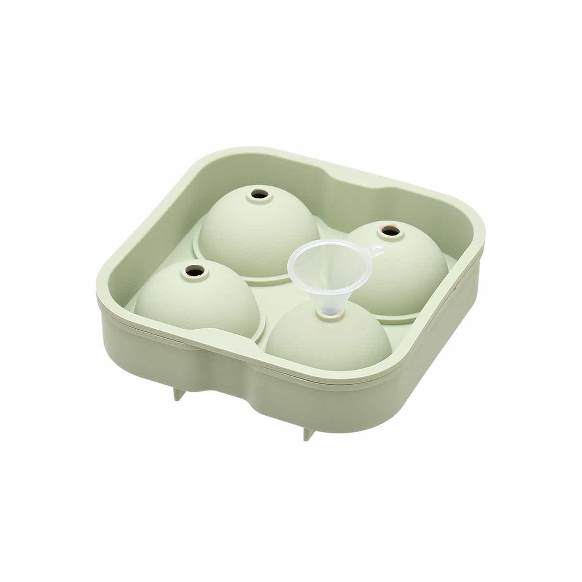 ΠαγοΘήκη Σιλικόνης 4 Θέσεων Σφαιρικο Σχημα Mint Green - Estia - Image 1