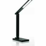 Fos me Φωτιστικό Γραφείου LED Αναδιπλούμενο Dimmable με Δυνατότητα Ασύρματης Φόρτισης Κινητού σε Μαύρο Χρώμα 17-00115-2