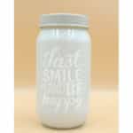 Δοχείο Κουζίνας Γυάλινο 1000ml Just Smile Veltihome 21-14637 Grey