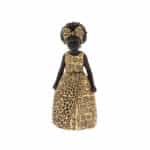 Διακοσμητική Επιτραπέζια Γυναικεία Φιγούρα Polyresin Μαύρη-Χρυσή iliadis 9,5x8x21,5εκ. 85752