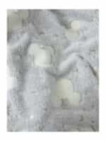 Kocoon Κουβέρτα Κούνιας Chip Fleece Γκρι 110x140εκ.  30224 - Image 2