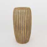 Διακοσμητικό Βάζο Κεραμικό Καφέ 17.5x17.5x39.5cm 752-20120 - Image 2