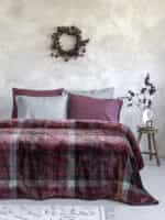 Nima Κουβέρτα Βελουτέ Μονή 160x220εκ. Cozy Μπορντό 32332