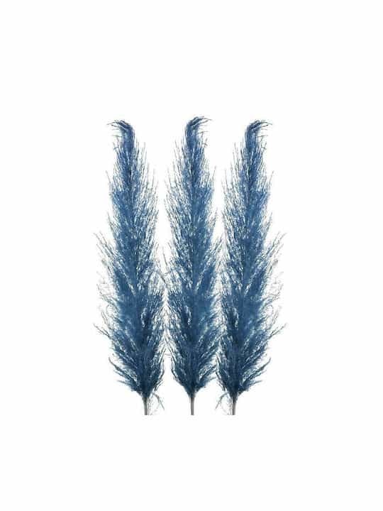 Κλαδί-Φυτό 3-85-909-0021 Σετ 3τμχ Υ150 Blue Inart - Image 1
