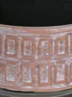 Inart Διακοσμητικό Μπωλ Κεραμικό 25x25x14cm Μπεζ-Μαύρο  3-70-685-0239 - Image 2