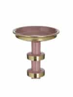 Inart Κηροπήγιο Μεταλλικό Ροζ/Χρυσό 10x10x30εκ. 3-70-650-0029 - Image 2