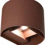 Fos me Επιτοίχιο Εξωτερικό Φωτιστικό LED 10W 17-05204-4