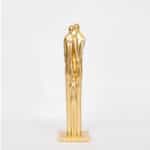 Επιτραπέζιο Διακοσμητικό Φιγούρες Ζευγαριού Resin Χρυσό 7.5x5.2x28cm Estheti Home 752-27129