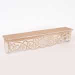 Ράφι Τοίχου Φυσικό Χρώμα Με Λευκό 59.5x10x12εκ. 750-30015 - Image 2